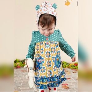 Diaper Cover Floral Corduroy NWT Matilda Jane TEA TIME Dress 18-24 Months Diaper Cover Floral Corduroy NWT Matilda Jane TEA TIME Dress 18-24 Months